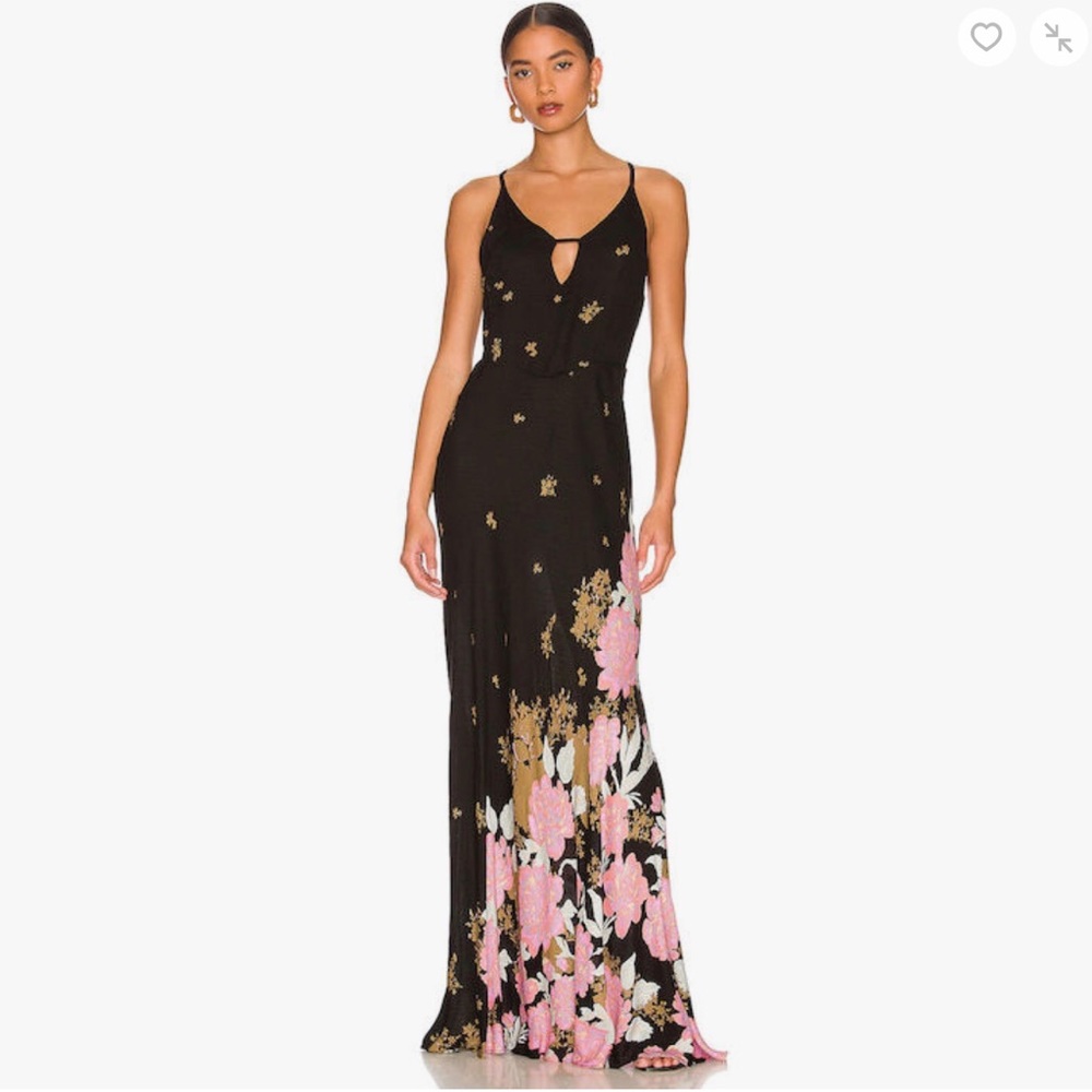 Free People Get To You Printed Maxi Dress